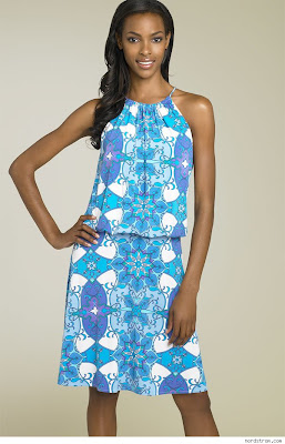 Print Jersey Halter Dress