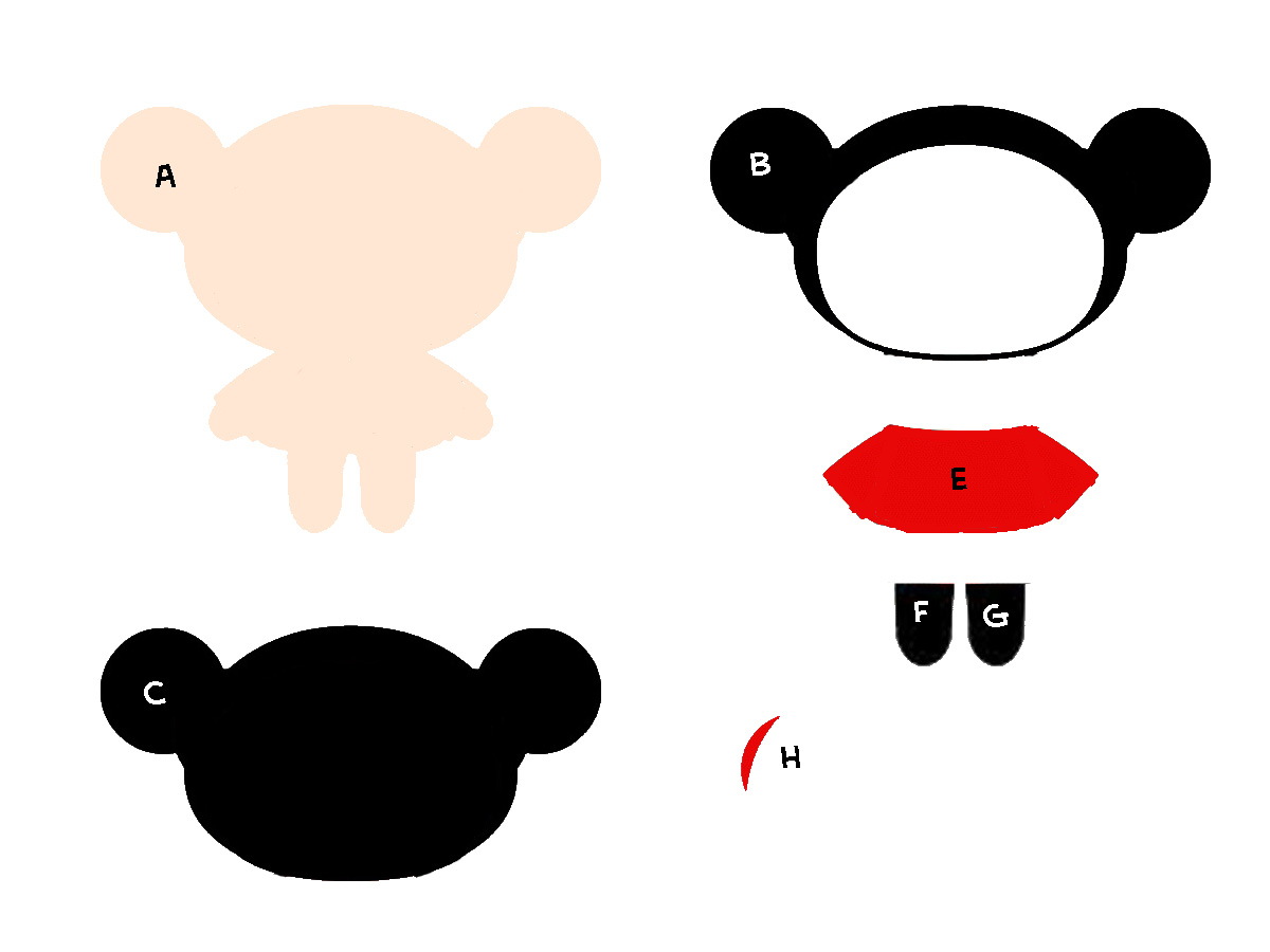 Of Pinks And Fairy Tales Felt Pucca Doll