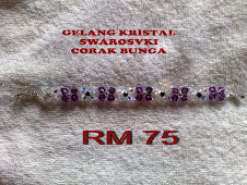 GELANG KRISTAL SWAROSVKI -GRED 1