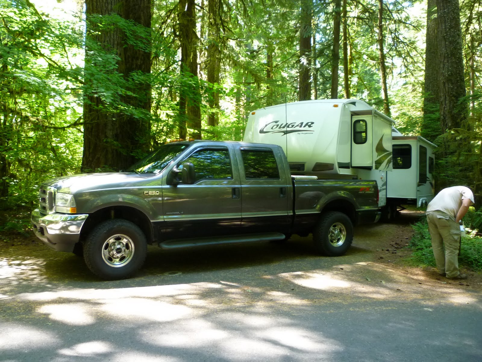 Adventures of Jeff and Jody Iron Creek Campground, (NFS) Washington