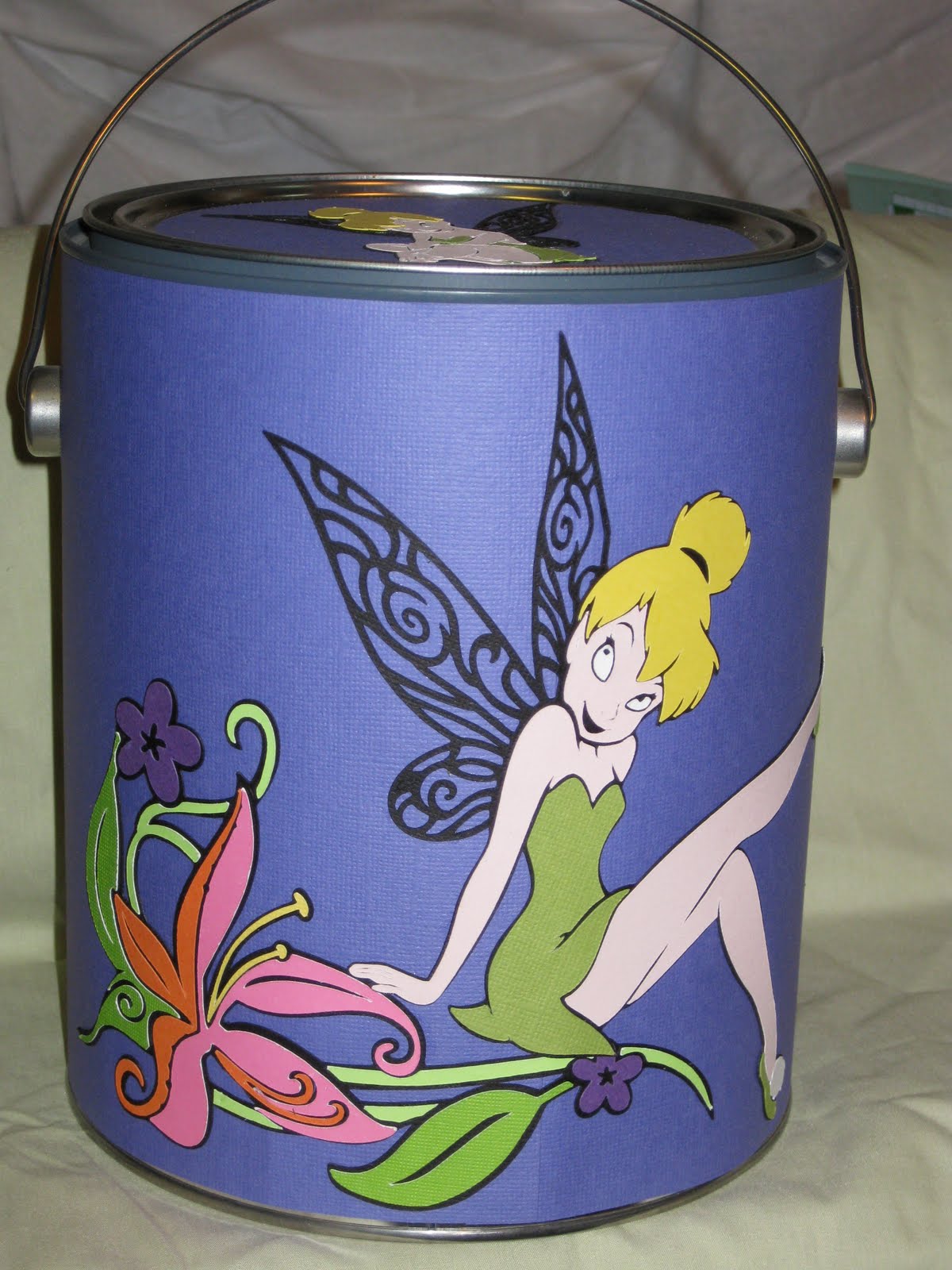 Susan De Crafter Tinkerbell gift can