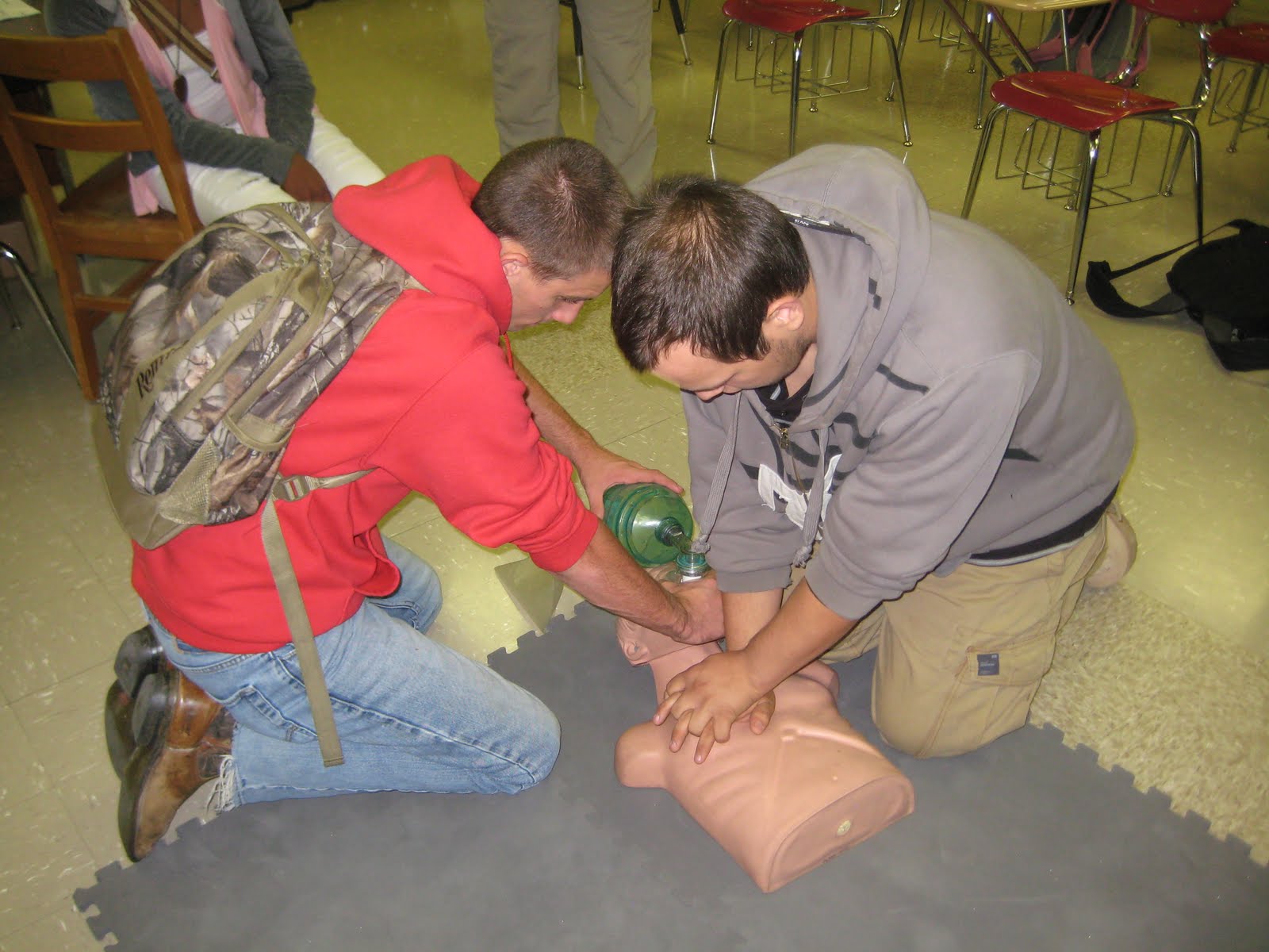 Concord High School Fire Academy AHA CPR Classes for the Intro to