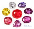 Gemstones in the Corundum Group