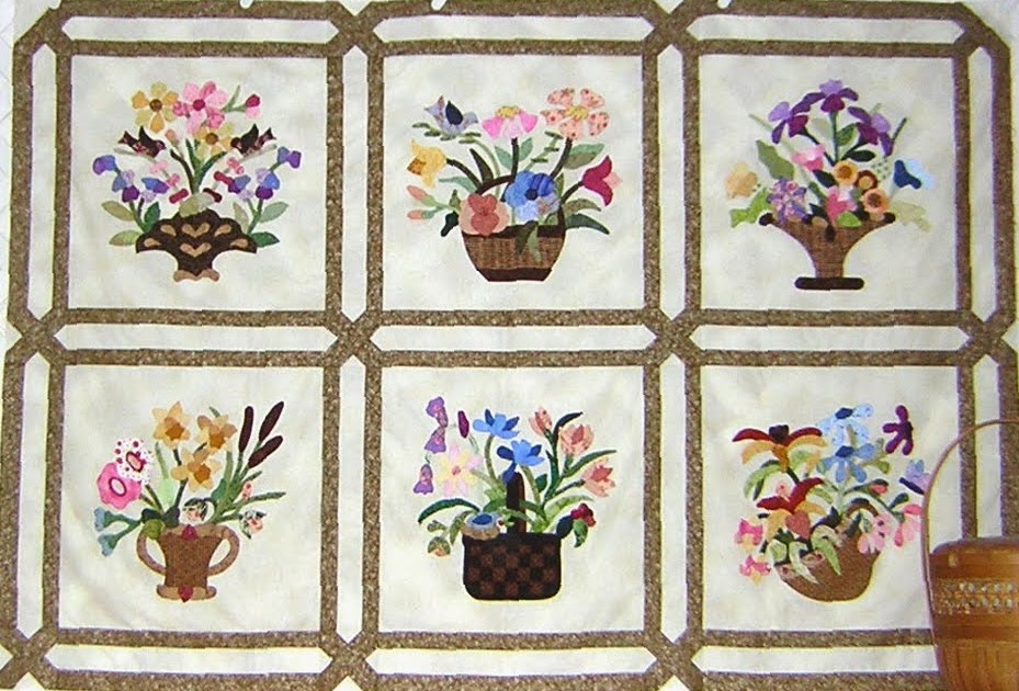 Bright Hopes Quilting Baskets in Bloom Update
