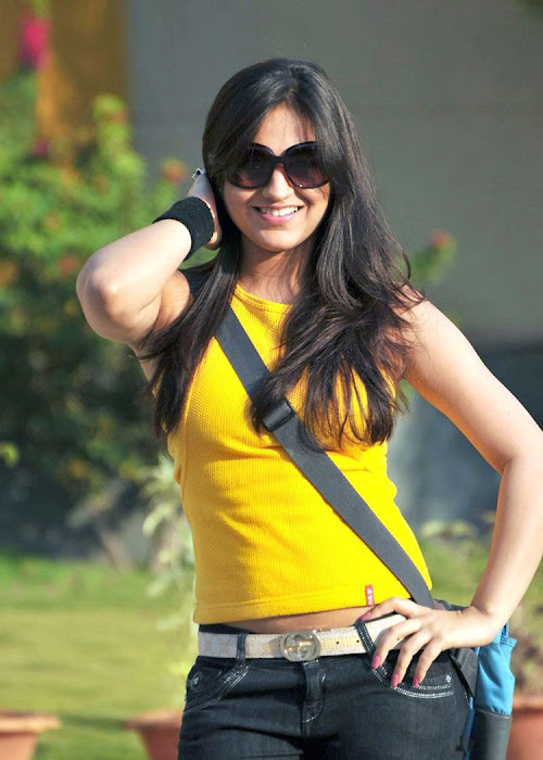 actree aksha new yellow dress from ade nuvve actress pics