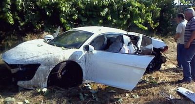 193 250 T 248 169 Rash Audi R8 Crashed