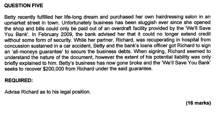 Commercial law essay