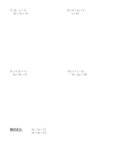 Worksheets Substitution And Elimination Worksheet miss jamieson substitution elimination review for those of you who are not understanding and read the steps attached in image below do questions on next