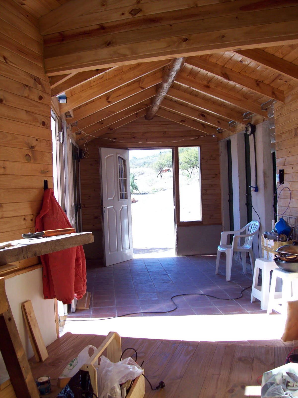 e s t i l o p a t a g o n i a - construcción de cabañas de troncos