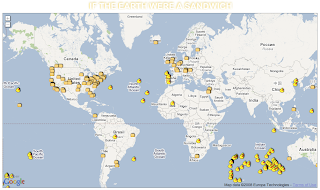 google gargle earth sandwich anyone