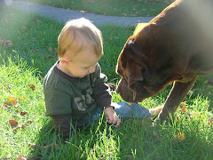 Two brothers enjoying a late fall day...