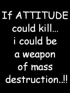 Thoughts On Attitude