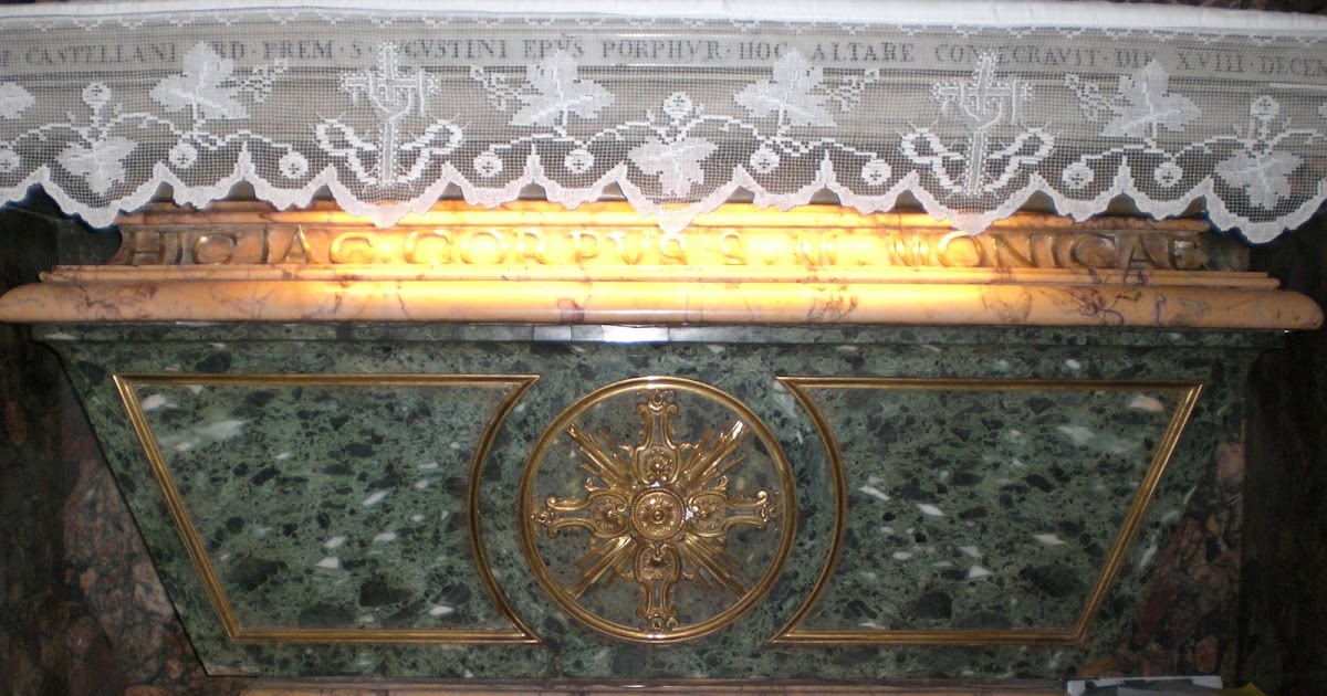 ORBIS CATHOLICVS Rome tomb of St. Monica...