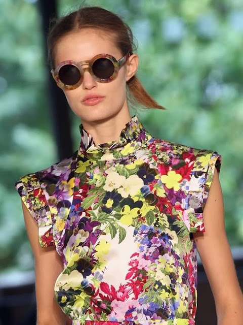 Round sunglasses from Erdem and Cutler & Gross