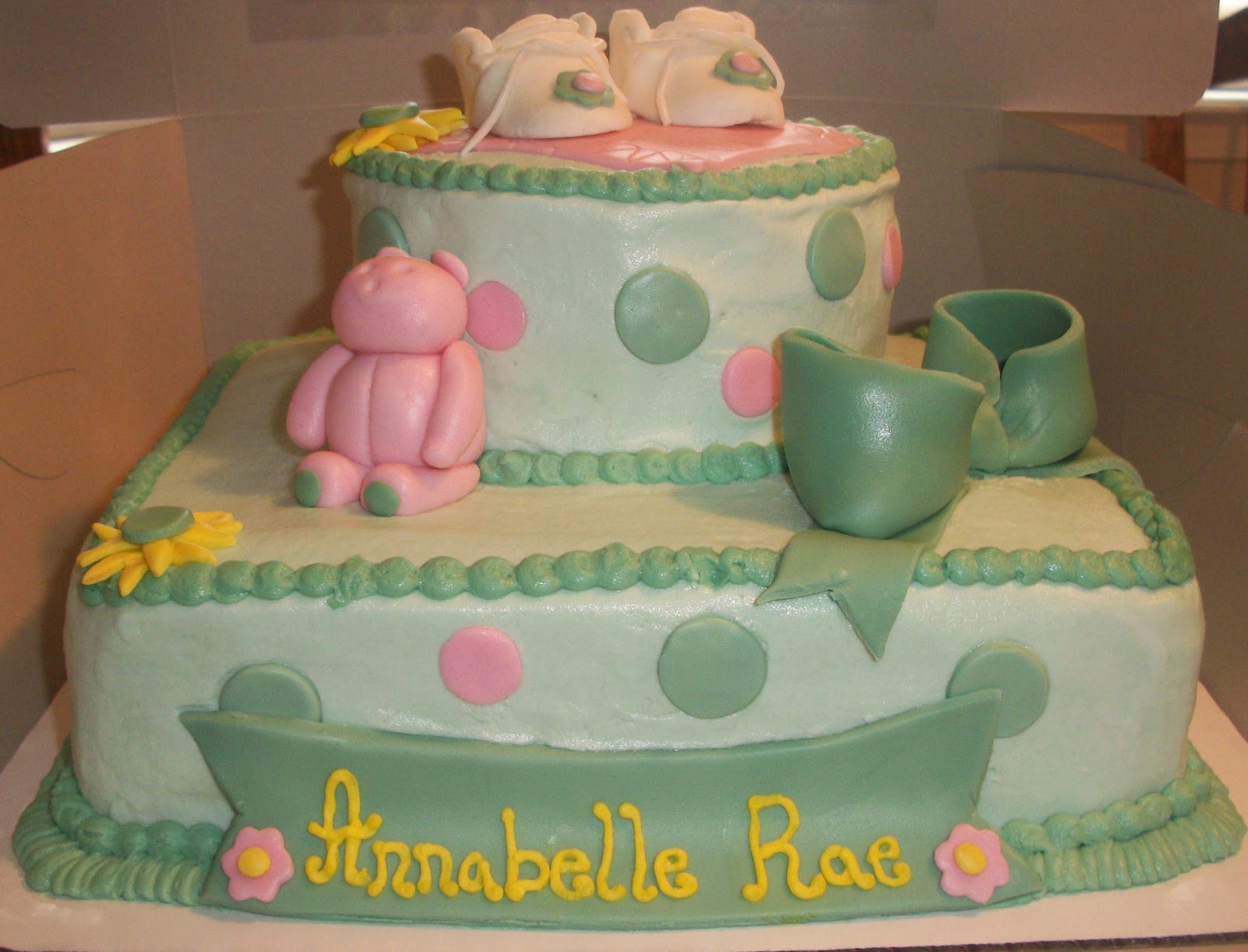 Sugar Girl's Cake Shoppe Baby Shower Cake