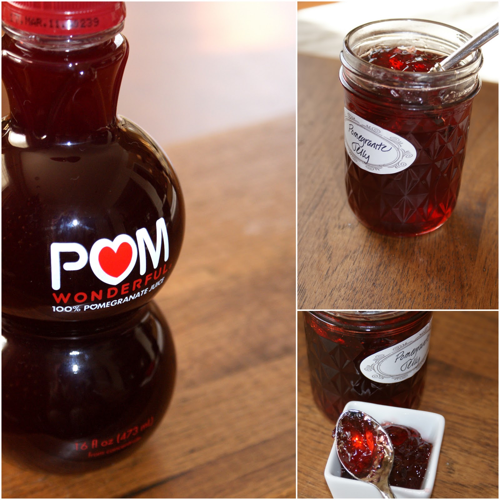 pomegranate jelly low sugar recipe