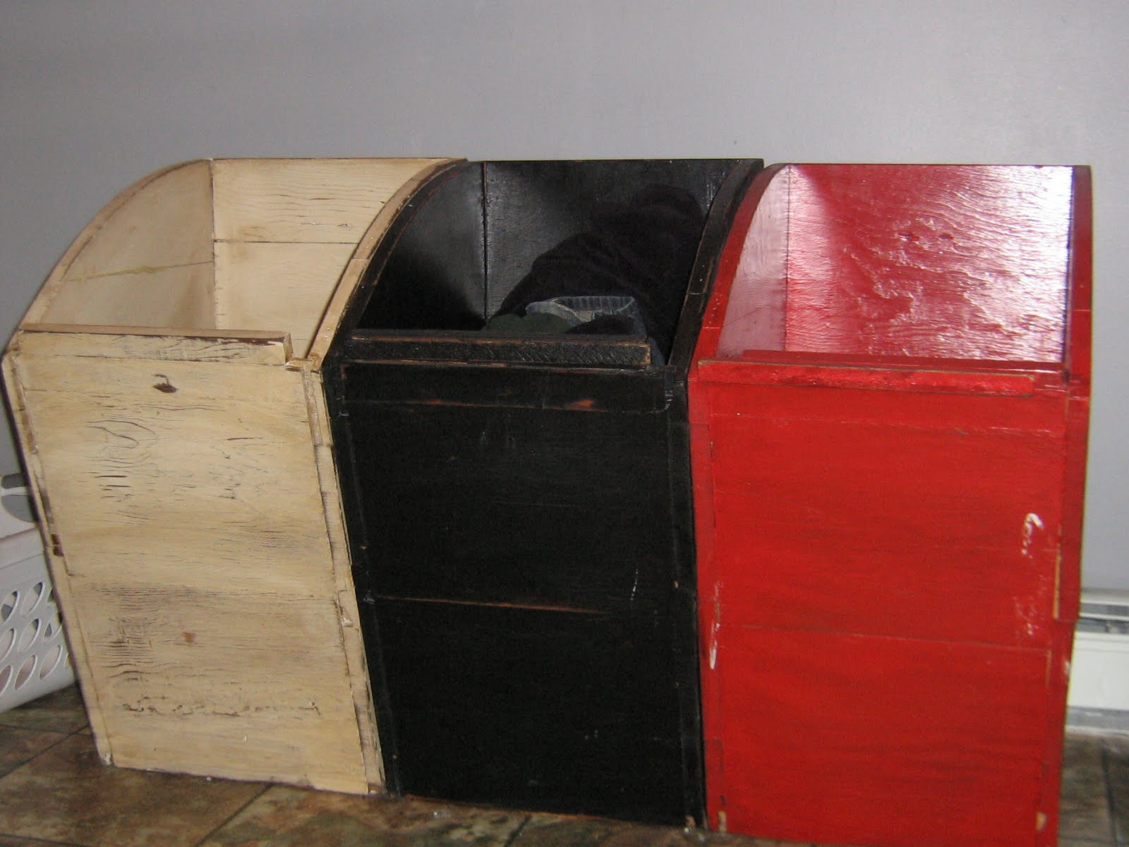 MyAntiqueBarn Flour bin Laundry Bins