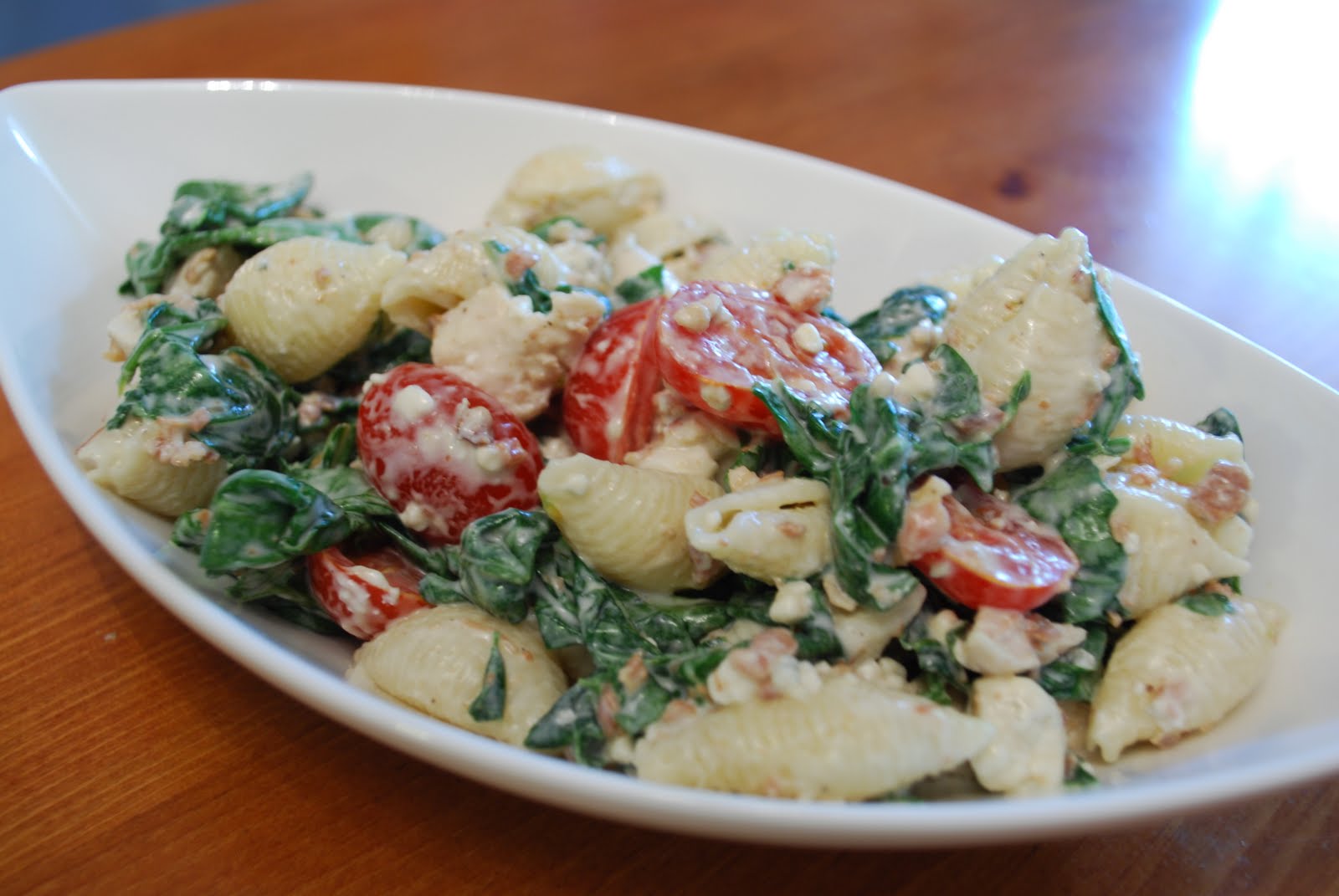 Cooking This and That Chicken and Blue Cheese Pasta Salad