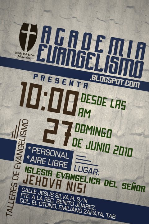 talleres de evangelismo flyer academia evangelismo flyer de evangelismo
