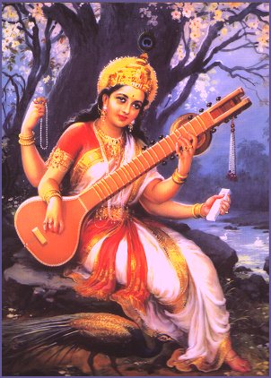 Hindu Gods Saraswati