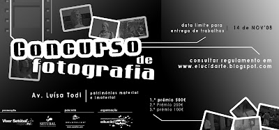 Concurso de Fotografia «Avenida Luísa Todi (Setúbal)« Flyer+fotografia