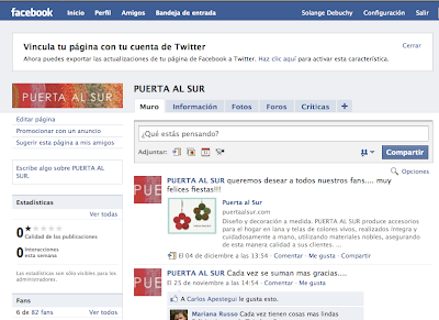 facebook - Puerta al Sur en Facebook