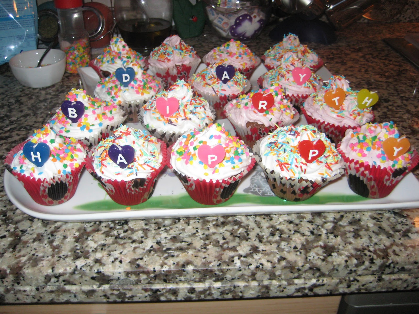 boonebon crafts Doğum Günü Süslü Kekleri (Cupcakelerim)..