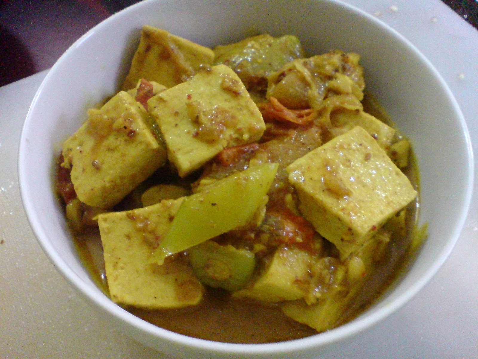 Nihari's CookBook Tofu Curry (Bean Curd)