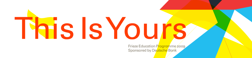 FRIEZE EDUCATION BLOG
