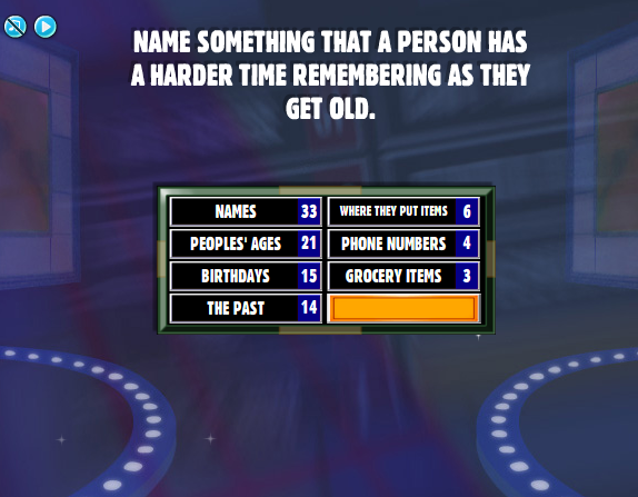 Name Something That Is More Valuable As It Gets Older Facebook Family Feud Answers: Name Something That A Person Has A Harder