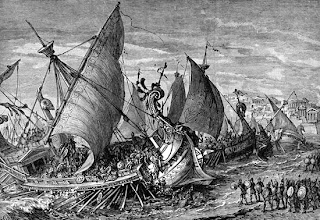 ancient greek war ships trojan greece wars ship roman flag pirates explored piracy exhibit battle dominique under timetoast domain shore