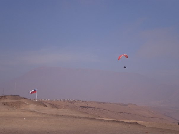 El vuelo de parapente