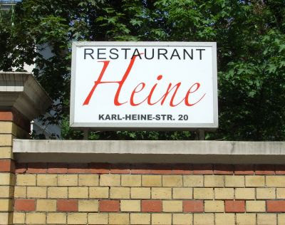 Das Restaurant Heine