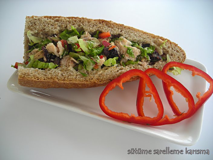 sutume sarelleme karisma ekmek arasi soslu ton baligi