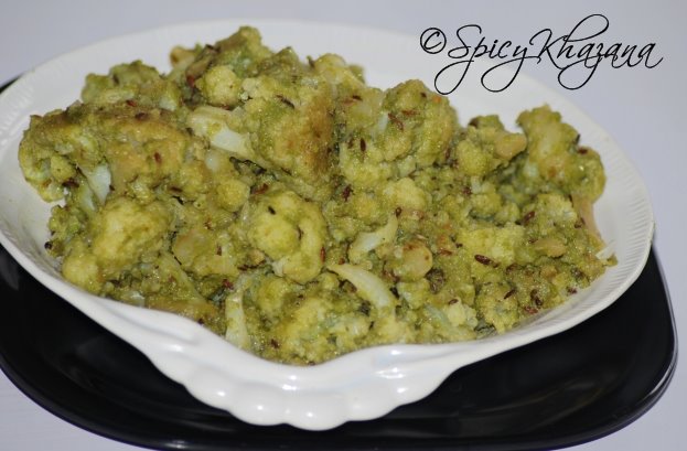 green cauliflower recipe