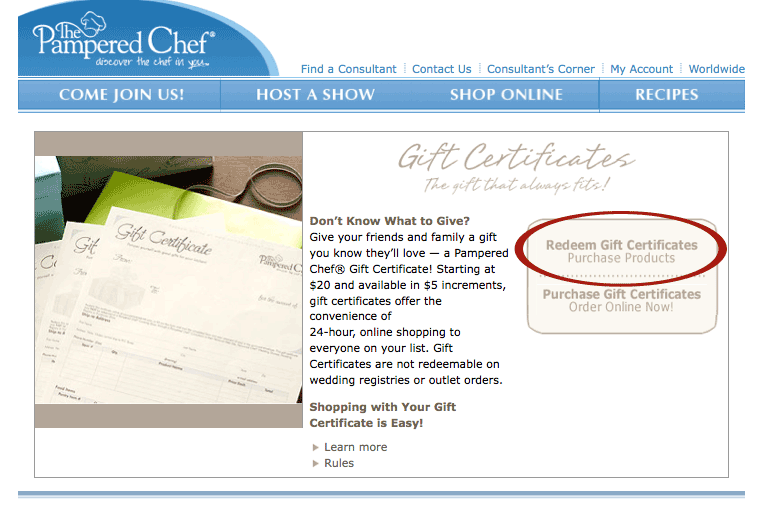 just another day the absurdly long post about the pampered chef gift certificate template