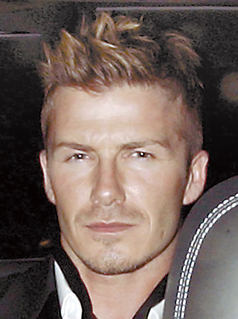 David Beckham Hairstyle Pictures