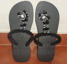 Chinelo bordado