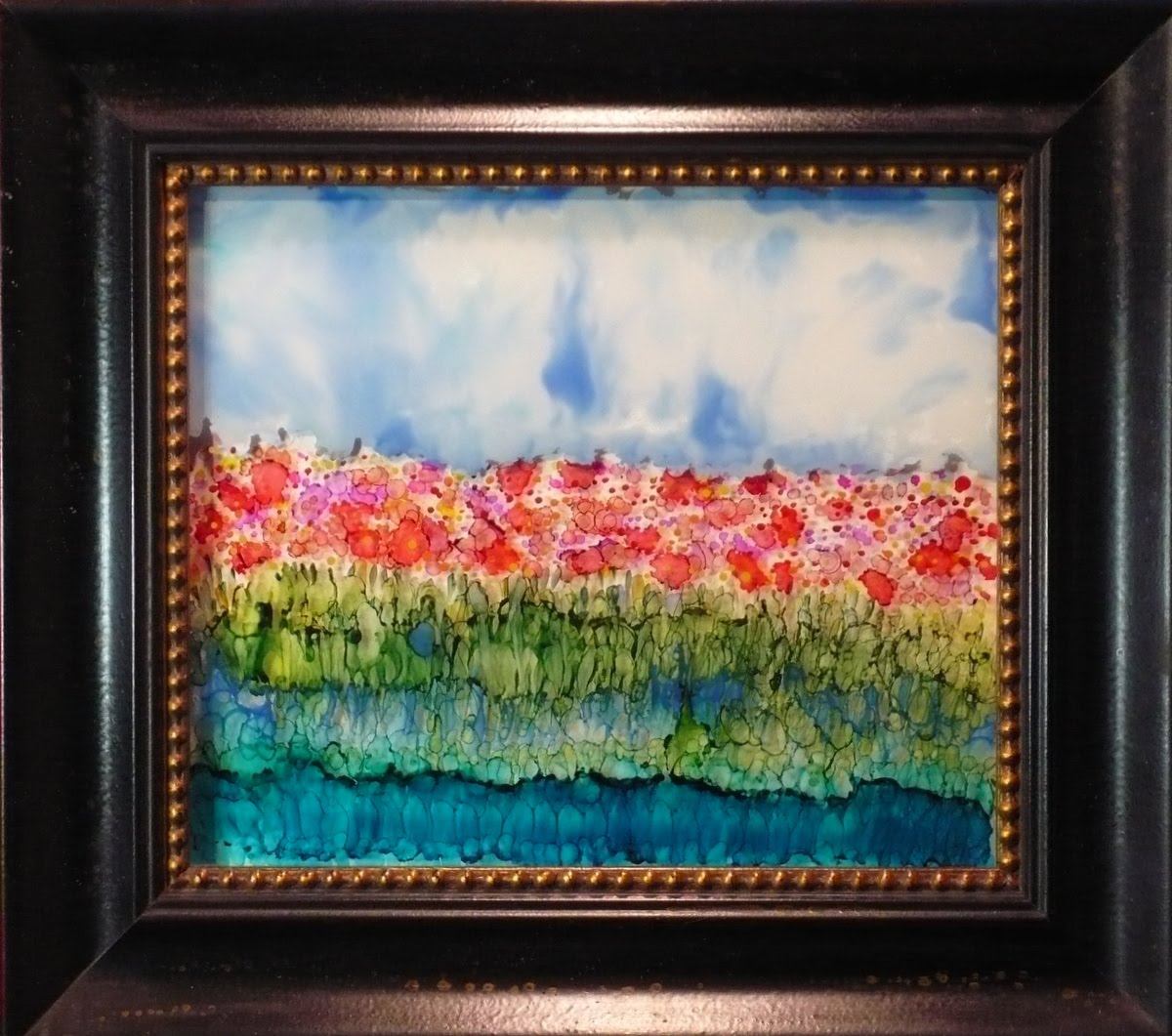 Daily Painters Marketplace Deconstructed Flower Field By Karla
