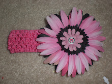 Crochet Style Headbands with Bow or Flower