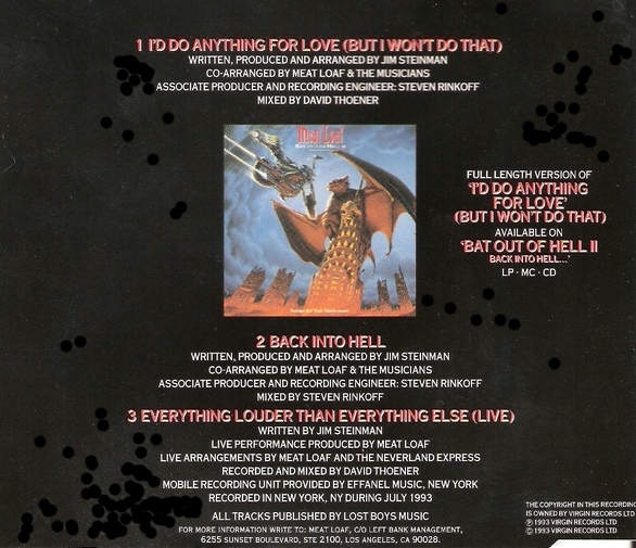 Meat Loaf Vinyl, Singles 7"/12" and other stuff Meat Loaf I´d