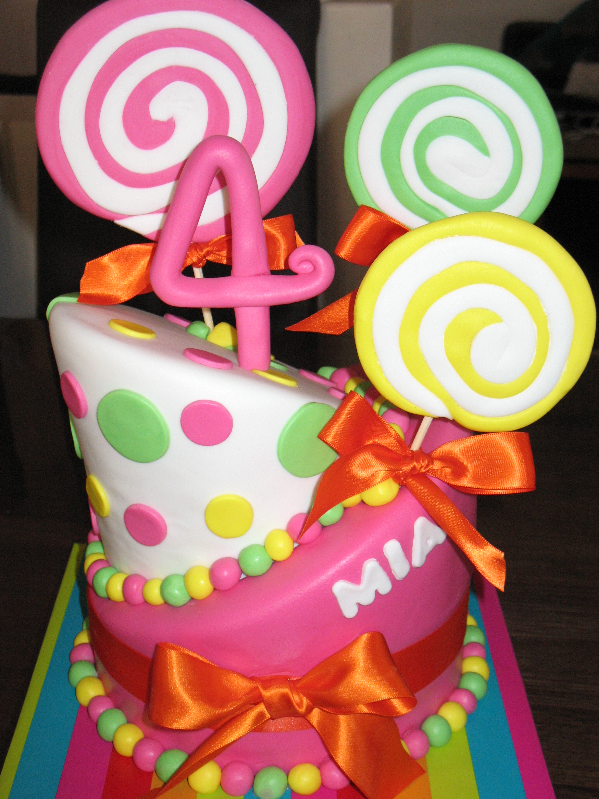 Sandy's Cakes Mia's Lollipop Cake