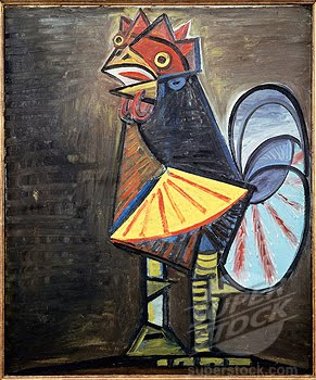 MaryMaking: Multi-Media Cubist Roosters