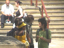 Reds outside Leeds Art Gallery