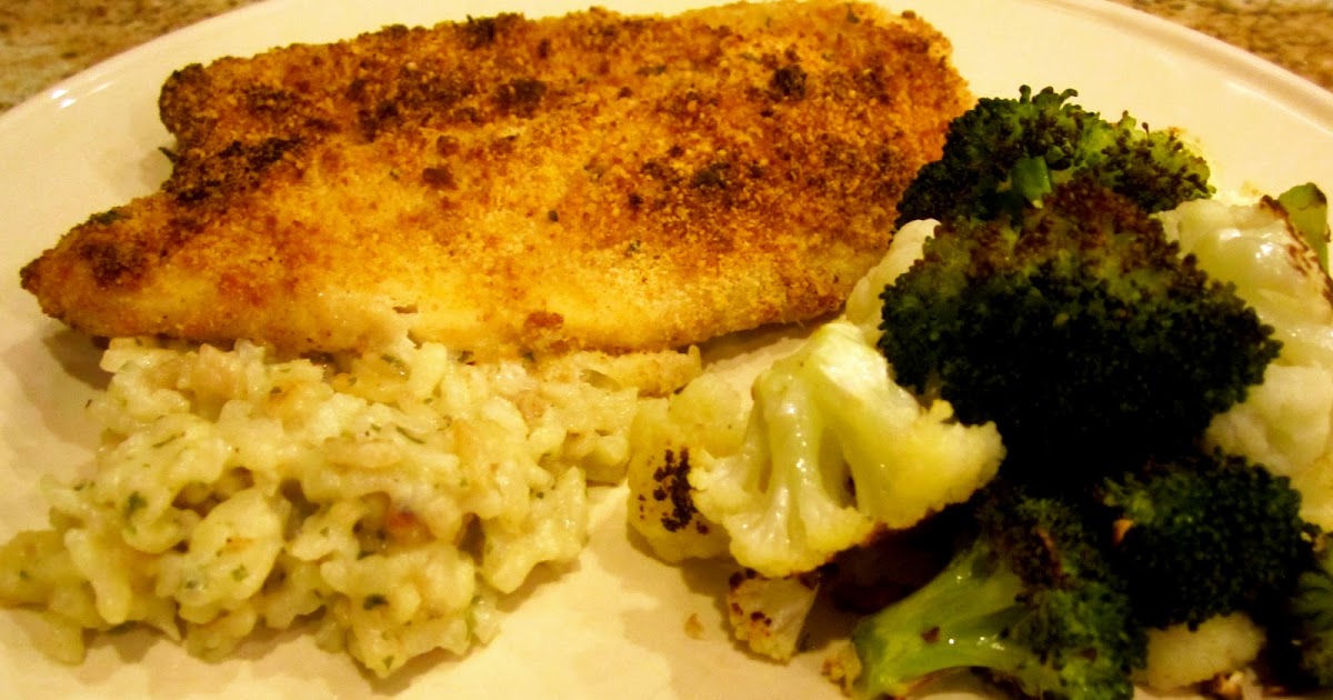 For the Love of Healthy Cooking Parmesan Crusted Tilapia with Roasted