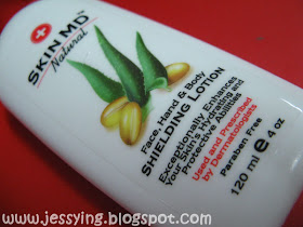 Jessying Malaysia Beauty Blog Skin Care Reviews Make Up Reviews And Latest Beauty News In Town Review Skin Md Natural Shielding Lotion