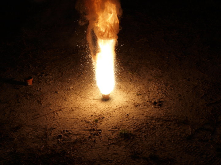 The Home Scientist Experiment Manganese Dioxide Thermite