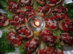 garden mollusk bruschetta