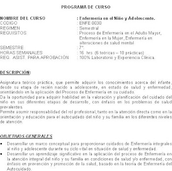 Programa Asignatura