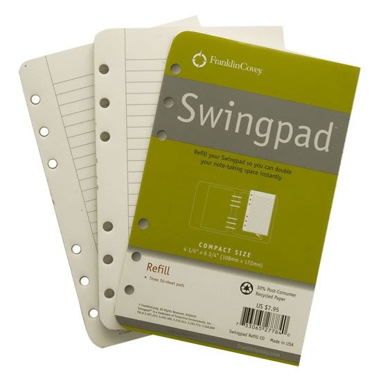 Franklin Covey 31245 Swing Pad Refill Pocket